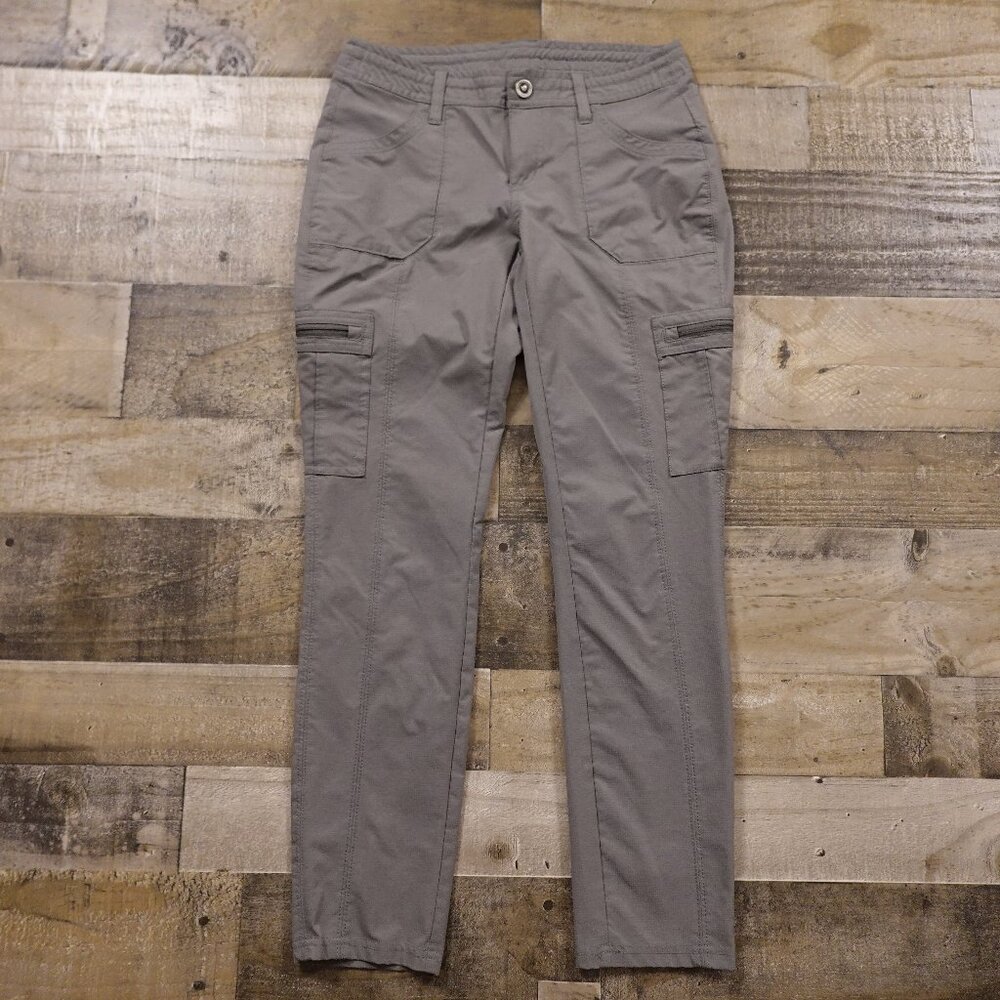 Kuhl Horizn Skinny cargo Pants women's 4 shorter inseam gray